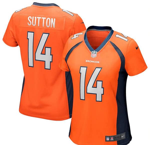 Women's Courtland Sutton Orange Player Limited Team Jersey