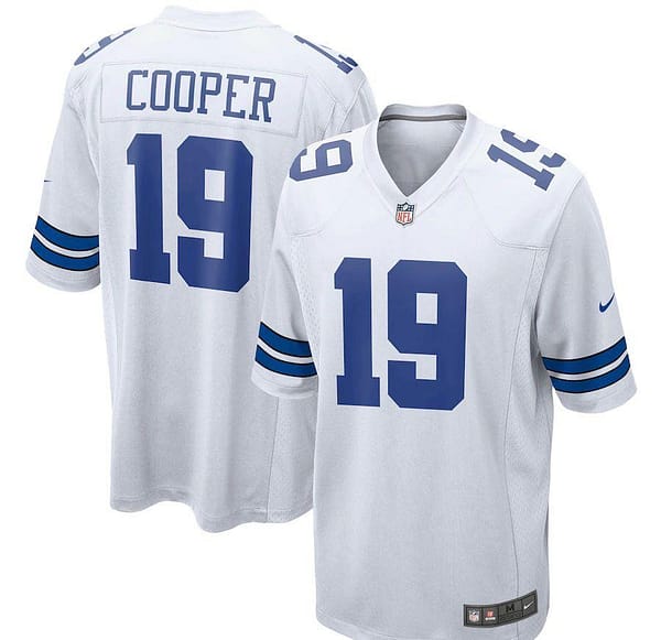 Men's Amari Cooper White Player Limited Team Jersey