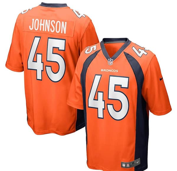 Men's Alexander Johnson Orange Player Limited Team Jersey