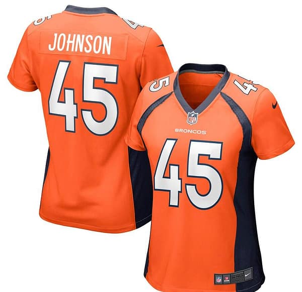 Women's Alexander Johnson Orange Player Limited Team Jersey