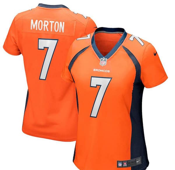 Women's Craig Morton Orange Retired Player Limited Team Jersey