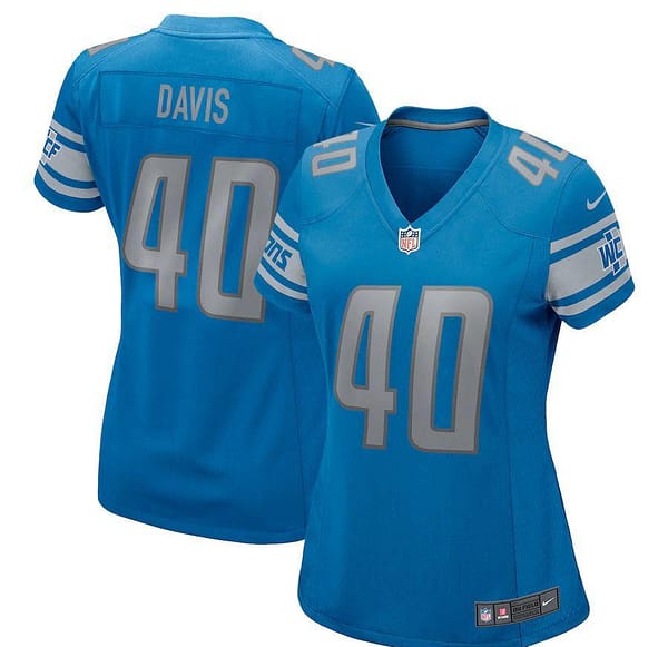 Women's Jarrad Davis Blue Player Limited Team Jersey