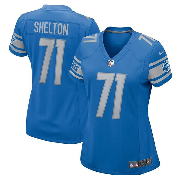 Women's Danny Shelton Blue Player Limited Team Jersey