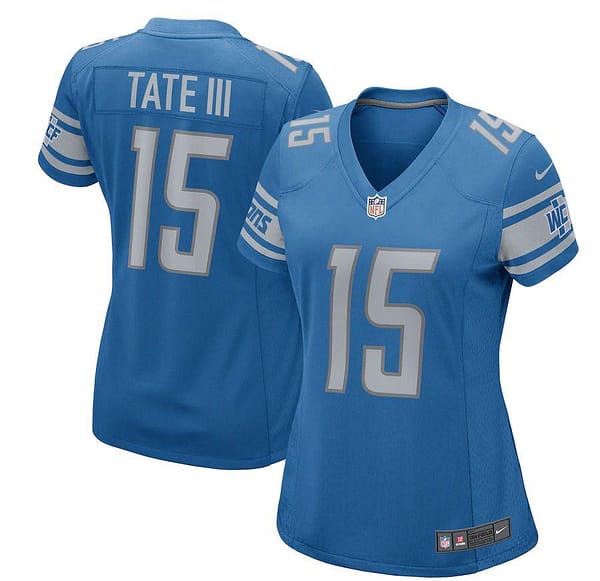 Women's Golden Tate Blue 2017 Player Limited Team Jersey