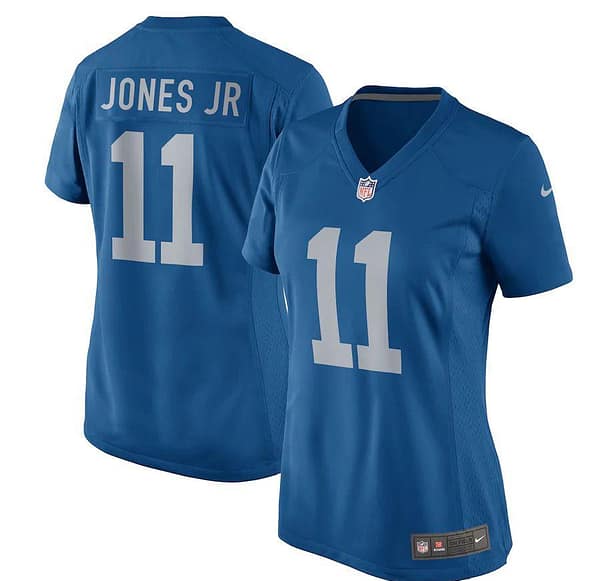 Women's Marvin Jones Jr Blue 2017 Throwback Player Limited Team Jersey