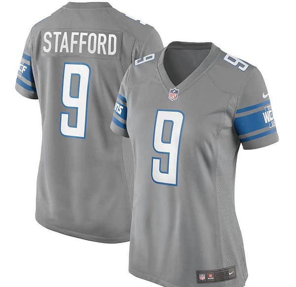 Women's Matthew Stafford Silver Alternate Player Limited Team Jersey