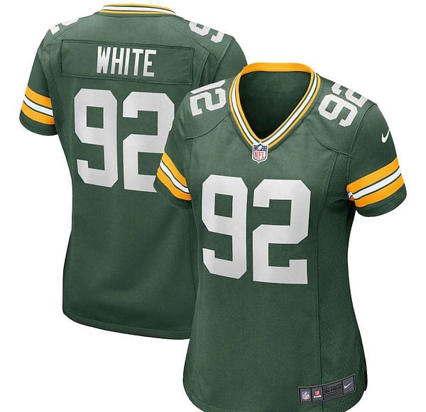 Women's Reggie White Green Retired Player Limited Team Jersey