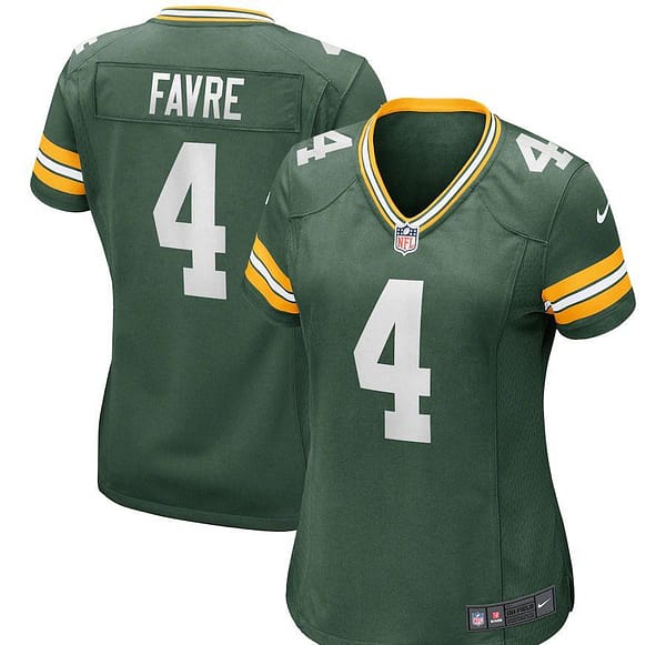 Women's Brett Favre Green Retired Player Limited Team Jersey