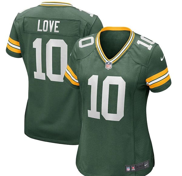 Women's Jordan Love Green Player Limited Team Jersey