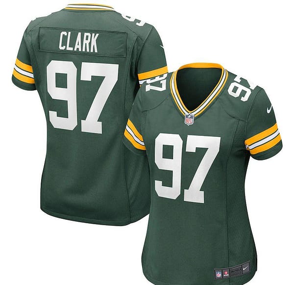 Women's Kenny Clark Green Player Limited Team Jersey