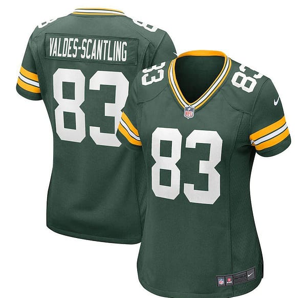 Women's Marquez Valdes-Scantling Green Player Limited Team Jersey