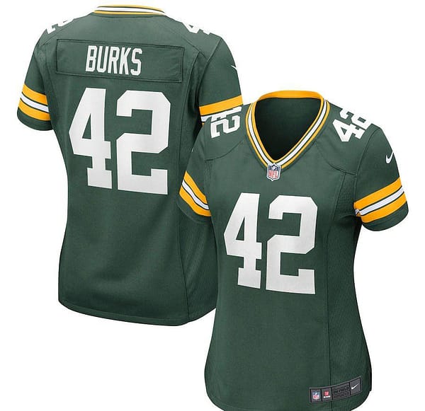Women's Oren Burks Green Player Limited Team Jersey