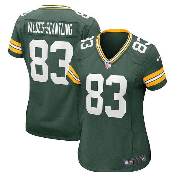 Women's Marquez Valdes-Scantling Green Player Limited Team Jersey