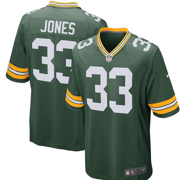 Men's Aaron Jones Green Player Limited Team Jersey