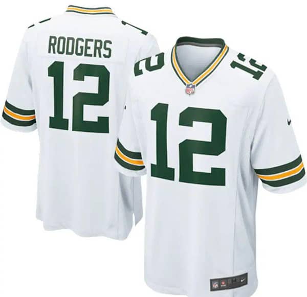 Men's Aaron Rodgers White Player Limited Team Jersey