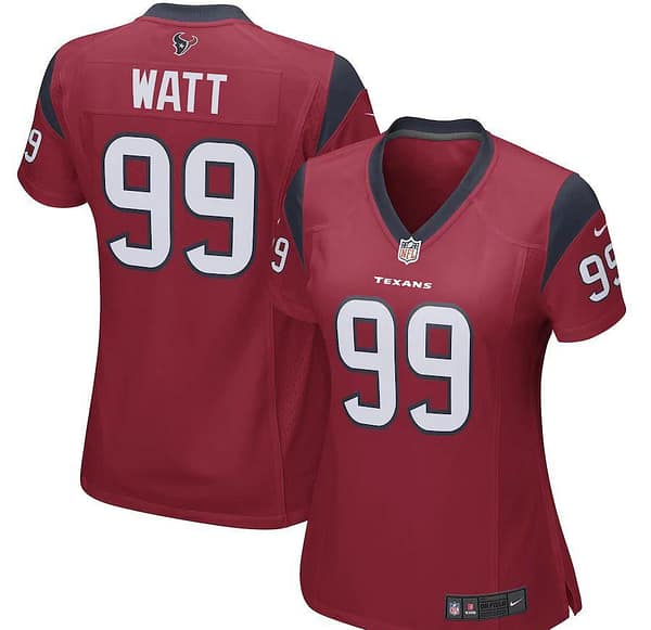 Women's J.J. Watt Player Limited Team Jersey - Red