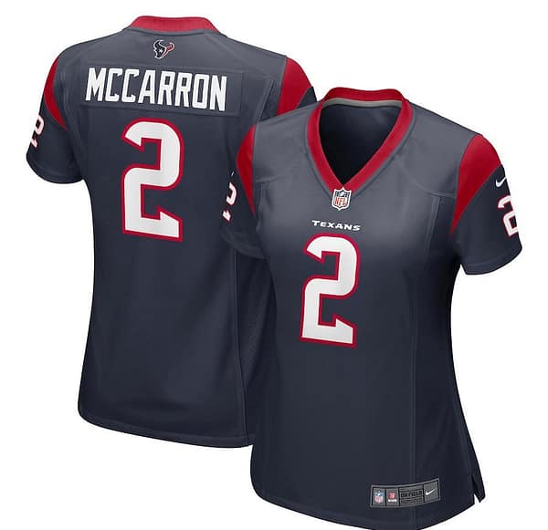 Women's AJ McCarron Navy Player Limited Team Jersey
