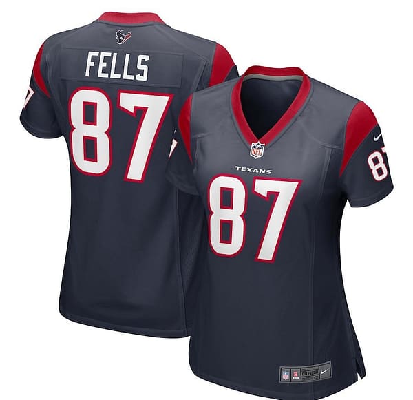Women's Darren Fells Navy Player Limited Team Jersey