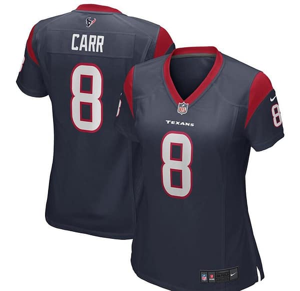 Women's David Carr Navy Retired Player Limited Team Jersey