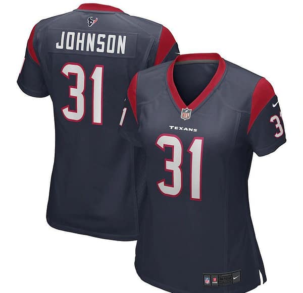 Women's David Johnson Navy Player Limited Team Jersey