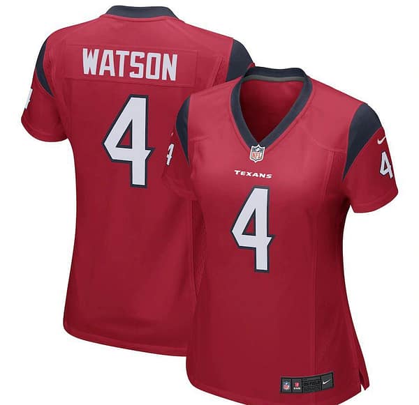 Women's Deshaun Watson Red Player Limited Team Jersey