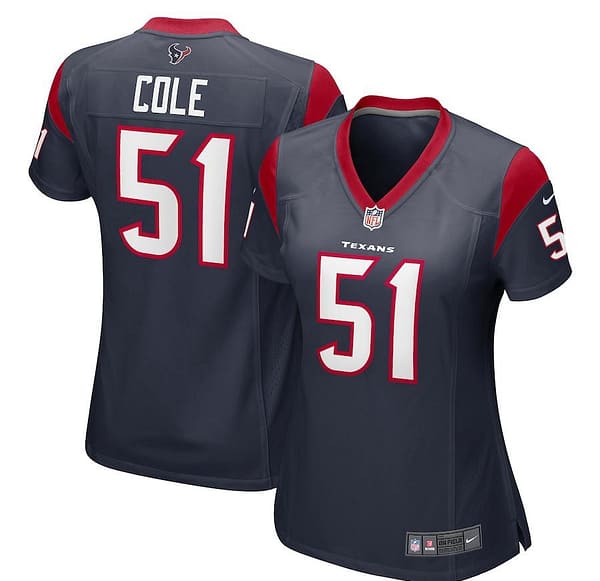 Women's Dylan Cole Navy Player Limited Team Jersey