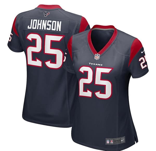 Women's Duke Johnson Navy Player Limited Team Jersey