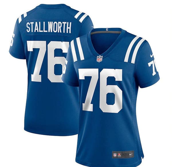 Women's Taylor Stallworth Royal Player Limited Team Jersey