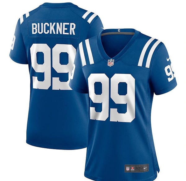 Women's DeForest Buckner Royal Player Limited Team Jersey