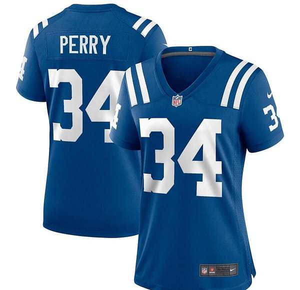Women's Joe Perry Royal Retired Player Limited Team Jersey