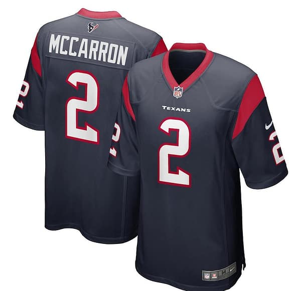 Men's AJ McCarron Navy Player Limited Team Jersey