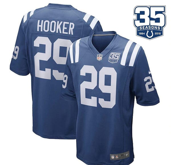 Men's Malik Hooker Royal 35th Season Player Limited Team Jersey