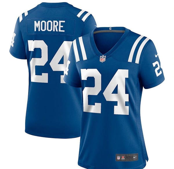 Women's Lenny Moore Royal Retired Player Limited Team Jersey