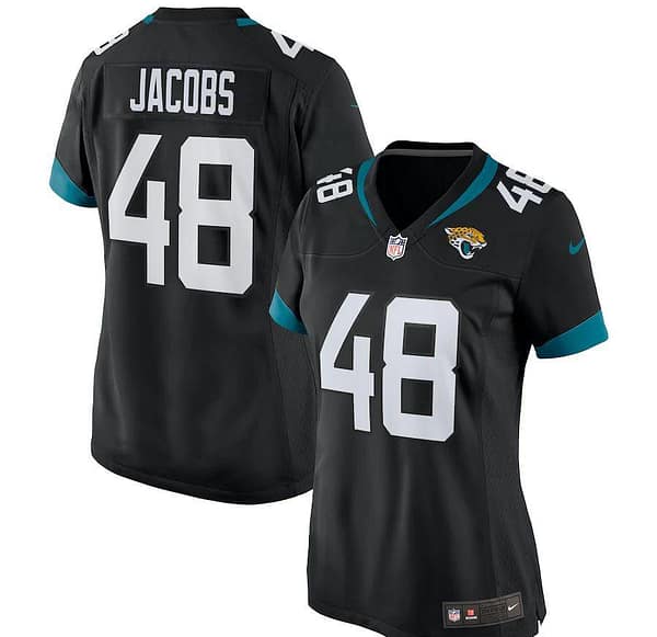 Women's Leon Jacobs Black Player Limited Team Jersey