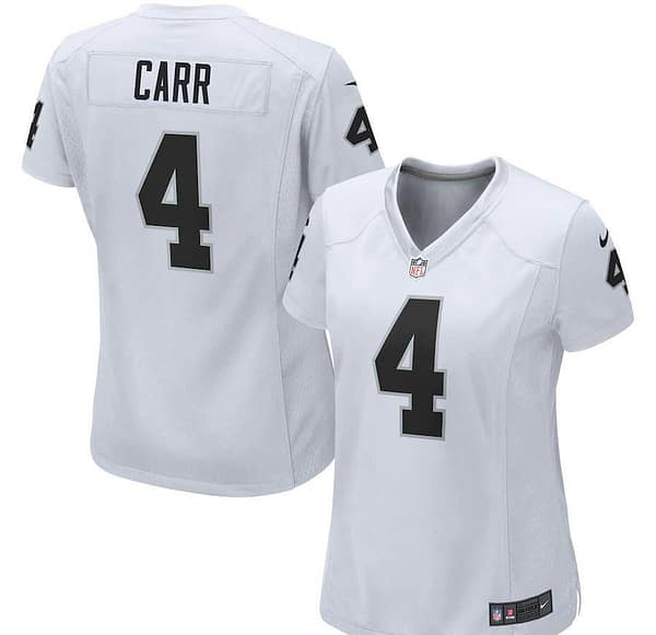 Women's Derek Carr White Player Limited Team Jersey