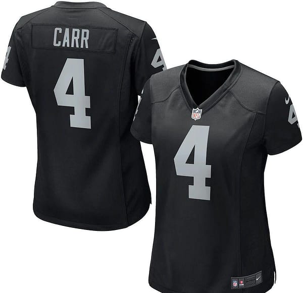 Women's Derek Carr Black Player Limited Team Jersey