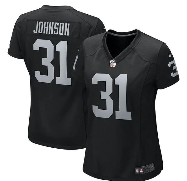 Women's Isaiah Johnson Black Player Limited Team Jersey