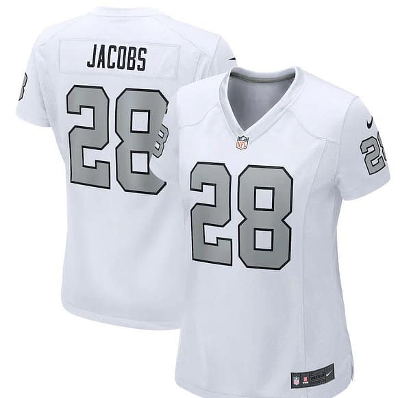 Women's Josh Jacobs White Alternate Player Limited Team Jersey