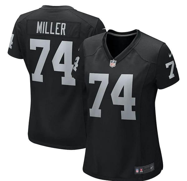 Women's Kolton Miller Black Player Limited Team Jersey