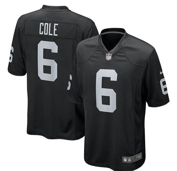Men's AJ Cole Black Player Limited Team Jersey