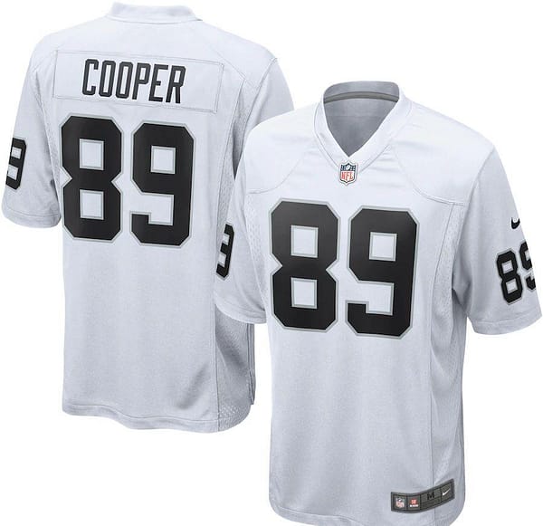 Men's Amari Cooper White Player Limited Team Jersey
