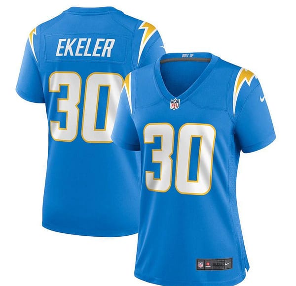 Women's Austin Ekeler Powder Blue Player Limited Team Jersey