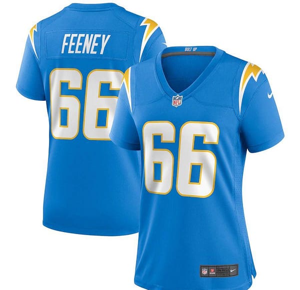 Women's Dan Feeney Powder Blue Player Limited Team Jersey