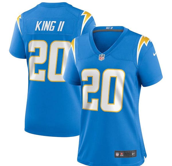 Women's Desmond King Powder Blue Player Limited Team Jersey