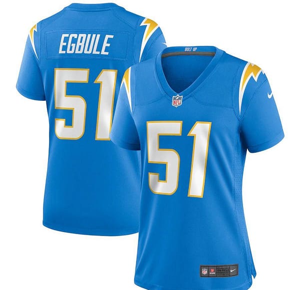 Women's Emeke Egbule Powder Blue Player Limited Team Jersey