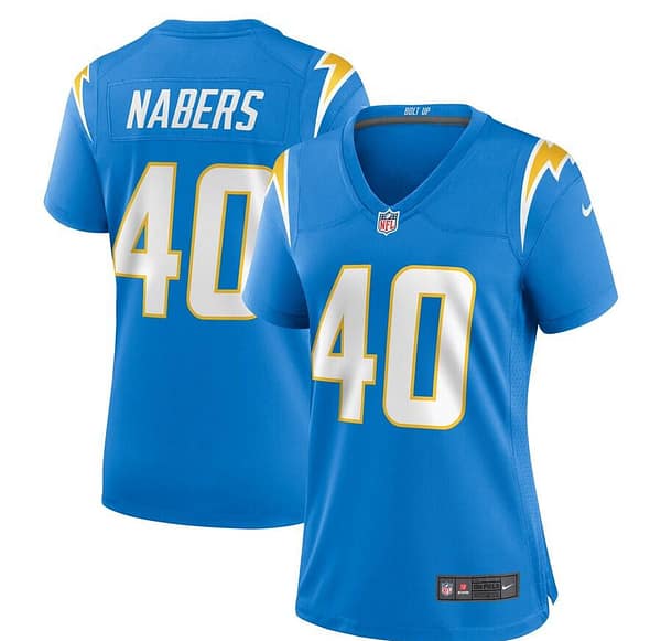 Women's Gabe Nabers Powder Blue Player Limited Team Jersey
