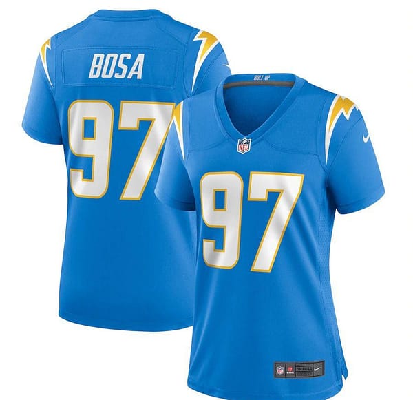 Women's Joey Bosa Powder Blue Player Limited Team Jersey