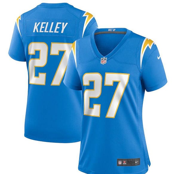 Women's Joshua Kelley Powder Blue Player Limited Team Jersey