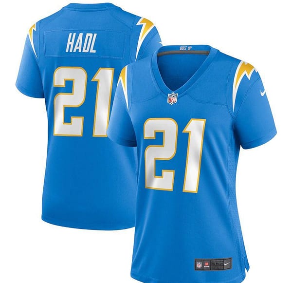 Women's John Hadl Powder Blue Retired Player Limited Team Jersey