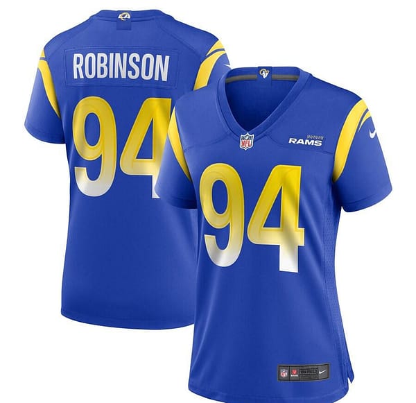 Women's A'Shawn Robinson Royal Player Limited Team Jersey